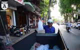 Người lao động Hà Nội vất vả mưu sinh trong nắng lửa đầu hè